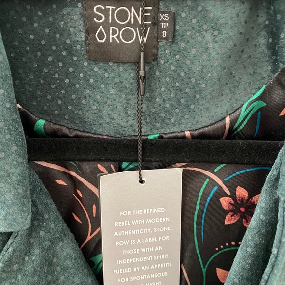 100% REAL LEATHER MOTO JACKET - Picture 4 of 4